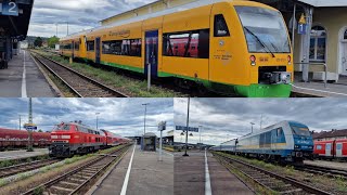 Zugverkehr in Schwandorf am 1492024 [upl. by Christalle172]