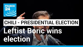 Leftist Boric claims broad mandate after winning Chile presidential election by more than 10 points [upl. by Isobel382]