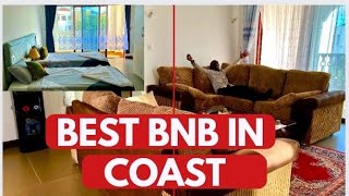 LIVE FROM MOMBASA Inside a Twobedroom Beach View Air BNB in Mombasa [upl. by Ayt]