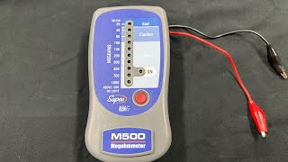 Supco M500 Megohmmeter Use HVAC Tools [upl. by Donal]