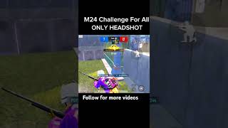 PSYCHO NEW BGMI VIDEO M24 CHALLENGE FOR ALL bgmi BGMISHORTS [upl. by Landry]