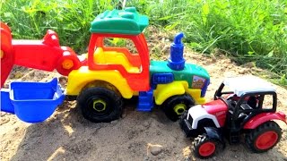 Tractors for children  Tractor videos for children Videos for kids [upl. by Etnemelc]