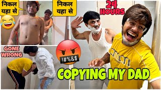 Copying My Angry Dad 😂 Prank Gone wrong ❌  Skater Rahul [upl. by Gilli709]