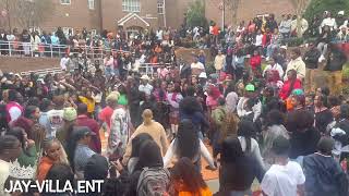 Claflin University cheerleaders vs South Carolina State University Cheerleaders [upl. by Honebein]