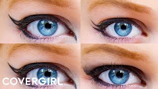 How to Apply Eyeliner 4 Eye Makeup Ideas  COVERGIRL amp BeautyPolice101 [upl. by Christos]