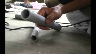 DIY A PVC ROLLER [upl. by Atilegna]