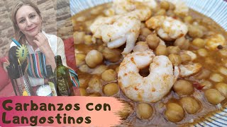 Potaje de Garbanzos con Langostinos [upl. by Doralia]