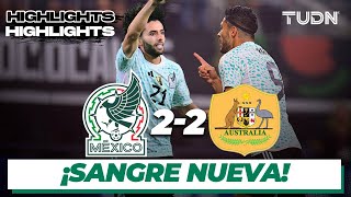 México 22 Australia  HIGHLIGHTS  Amistoso Internacional 2023  TUDN [upl. by Enilecram]