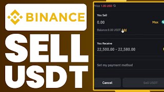 How To Sell USDT On Binance P2P 2024 Full Guide [upl. by Acinot]