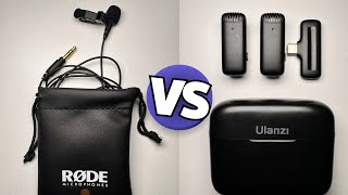 Rode Lavalier Go vs Ulanzi J12 wireless detailed comparison [upl. by Yelkao]