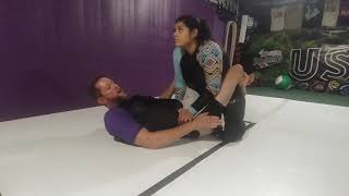 BJJ No Gi  Closed Guard  Breaking down posture [upl. by Twedy]