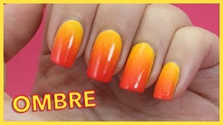 Ombre Nails  Einfache Anleitung für Anfänger  Nägel mit Farbverlauf [upl. by Tyrone883]