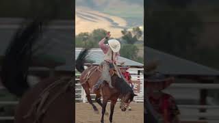 What a wild ride Does rodeo get any better than this NFR NFR2023 cowboy bullriding prorodeo [upl. by Curtice]