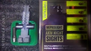 Meprolight AK47 Night Sights Installation amp Review [upl. by Marabelle]