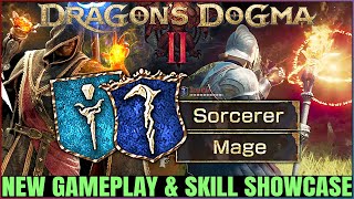 Dragons Dogma 2  Full Sorcerer amp Mage Vocation Preview  ALL Skills amp Gameplay Guide  Best Class [upl. by Blight851]