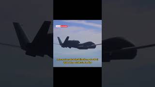 Drone RQ4 Global Hawk AS terlihat mengudara di dekat pantai Krimea shorts [upl. by Alamap411]