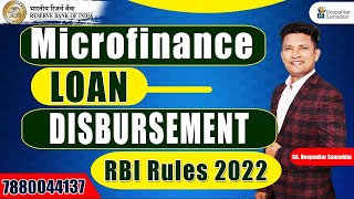 Microfinance  Disbursement Rules 2022  RBI Guidelines  Sec8 Company  NBFC  Very Imp  CADS [upl. by Roch]