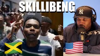 American🇺🇸 Reacts to 🇯🇲 Skillibeng  War Boat ft Najeeriii Official Music Video [upl. by Gniliem]