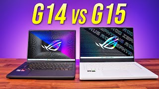 ASUS Zephyrus G14 vs G15 Gaming Laptop Comparison [upl. by Aruasor]