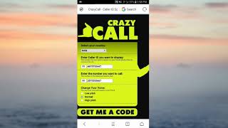 FOOL YOUR FRIENDS WITH CALLER ID SPOOFING USING CRAZYCALL 100 WORKINGALL COUNTRIES [upl. by Neiv]