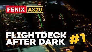 Fenix A320 V2 Block 1  Flightdeck After dark 1  MSFS [upl. by Adnavoj]