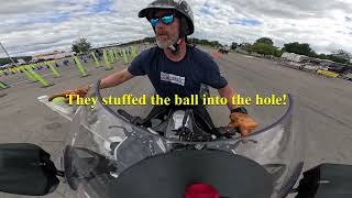 Police Motor Tennis Ball ChallengeBMW MOA 2024 [upl. by Fridell]