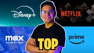 TOP 3 PLATAFORMAS DE STREAMING 2024 🔥 ¿Cuál es MEJOR Netflix MAX Disney Paramount Prime [upl. by Dyrrej]