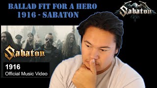 Ballad Fit For A Hero  1916 by Sabaton  Audio Engineer Reacts [upl. by Gnaoh315]