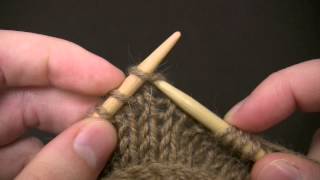 Knit Stitch  English Style [upl. by Enileve]