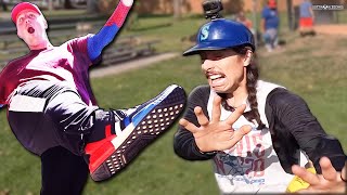 WILD RECORD BREAKING KICKBALL Behind The Scenes  Kleschka Vlogs [upl. by Dacey]