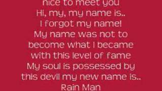 Eminem  Rain Man Lyrics [upl. by Lana]