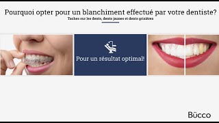 Le blanchiment des dents  TV de Salle dattente Dentiste [upl. by Ordnas]