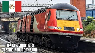 MEXICO Bound HSTs testing in the West Midlands 121123 [upl. by Nyleikcaj]