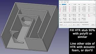 EXPERIMENTAL 10 Inch Paraflex BandPass Subwoofer Design  Free Design  CAD Model  HornResp  Sheet [upl. by Areic]