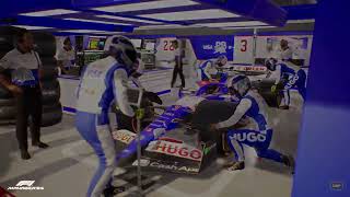 F1 MANAGER 2024 RB NO COMMENTARY CAREER MODE 3 MELBOURNE TSUNODA WRECKING BALL [upl. by Smeaj]