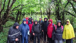 Sefton Road Ramblers C Group on Storrs Ramble 20 9 23 [upl. by Ennovahs]