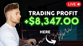 LIVE TRADING CRYPTO  How To Profit 8347 In a Week  10x Strategy [upl. by Glinys]