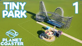 Planet Coaster TINY PARK  Part 1  TINY WOODEN COASTER [upl. by Yerhcaz]