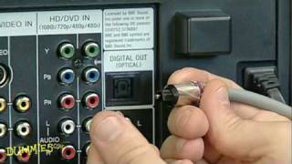 How to Connect an HDTV to Your Sound System or Home Theater For Dummies [upl. by Yoshiko]