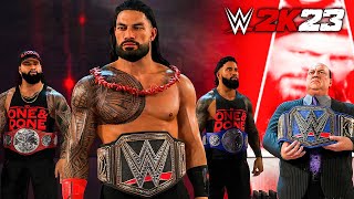 WWE 2K23 The Bloodline Team Entrance 🔥 [upl. by Mou]