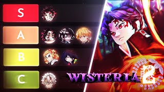 Wisteria 2  The BEST Breathings Styles Tier List [upl. by Keithley726]