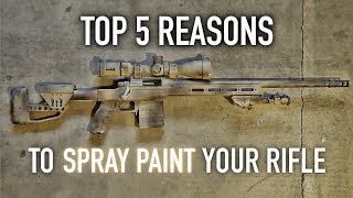 Top 5 Reasons To Spray Paint Your Rifle [upl. by Woolcott]