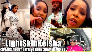 LightSkinKeisha Live Goes Off After Getting Body Shamed  Explains Why Shes Breathing Heavy power [upl. by Octavius]