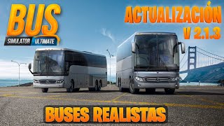 BUSES NUEVOS INTERIORES NUEVOS SONIDOS ACTUALIZACIÓN BUS SIMULATOR ULTIMATE [upl. by Peri]