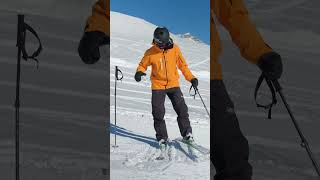 Tip to Improve Carve Turns on Skis  shorts [upl. by Tirrej]