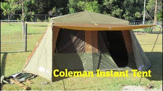 Coleman 10 Person Instant Up Tent Review [upl. by Berner]