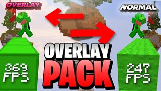 El MEJOR OVERLAY PACK de MINECRAFT para SUBIR FPS  18  Hypixel Bedwars [upl. by Dorina]