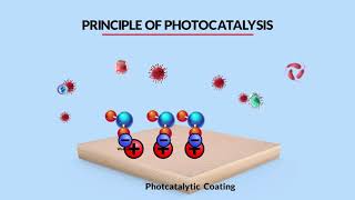 How Photocatalysis works with TiO2 [upl. by Ilagam672]