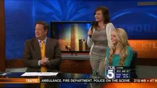 Danielle Bradbery  Interview on quotKTLA 5quot [upl. by Arihsat94]