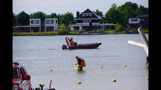 Grote zoekactie naar zwemmer in surfplas Nijstad bij Drentse Hoogeveen [upl. by Etka]